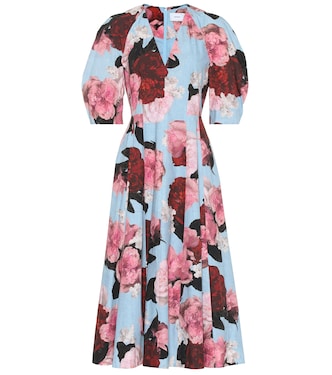 Cressida floral cotton-poplin dress | Erdem