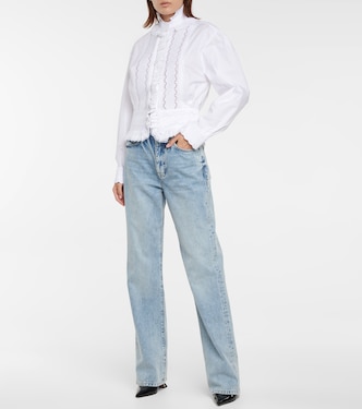Camicia in cotone sangallo | Rabanne