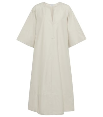 Cotton-blend midi dress | Deveaux New York