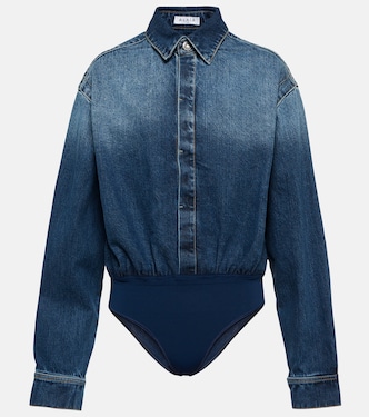 Denim shirt bodysuit | Alaïa