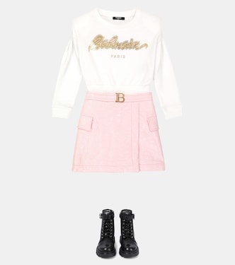 Rock aus einem Baumwollgemisch | Balmain Kids