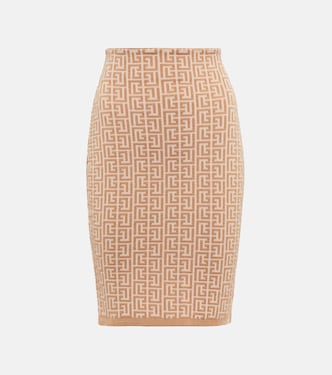 High-rise wool-blend miniskirt | Balmain