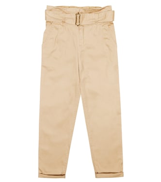 Pantalon paper bag en coton | Polo Ralph Lauren Kids