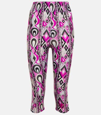 High-rise cropped leggings | Pucci
