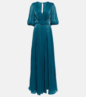 Robe Brennie aus Georgette | Costarellos