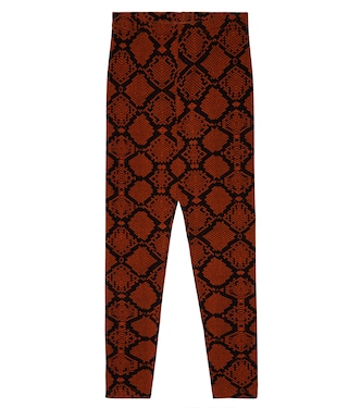 Snake-print leggings | Mini Rodini