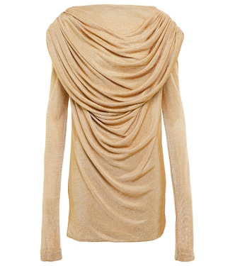 Minikleid Taiden aus Metallic-Strick | Khaite