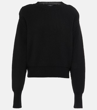 Jersey de lana de canalé | Wardrobe.NYC