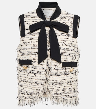 Giacca in tweed con frange | Giambattista Valli