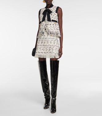 Giacca in tweed con frange | Giambattista Valli