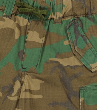 Camouflage cotton cargo shorts | Polo Ralph Lauren Kids