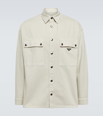Hemdjacke aus Denim | Prada