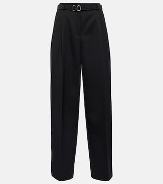 Pantaloni in lana vergine a vita alta | Jil Sander