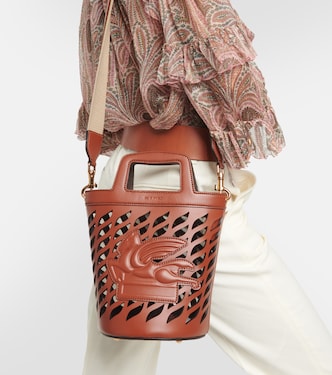 Sac seau Secchiello Small en cuir | Etro