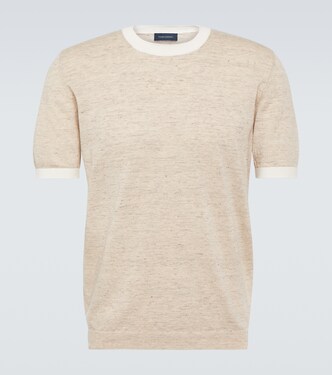 T-Shirt aus Leinen und Baumwolle | Thom Sweeney