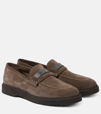 Mocassins Monili en daim | Brunello Cucinelli
