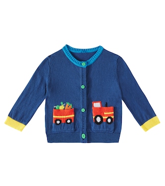 Baby - Cardigan in cotone e lana | Stella McCartney Kids