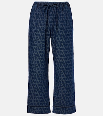 Cropped Jeans Toile Iconographe | Valentino