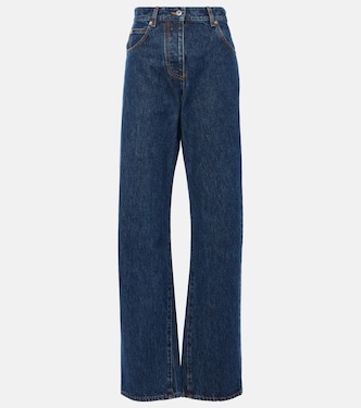 Jeans rectos de tiro alto | Ferragamo