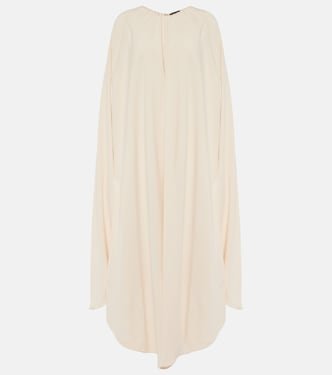 Asymmetric silk-blend cady kaftan | Tom Ford