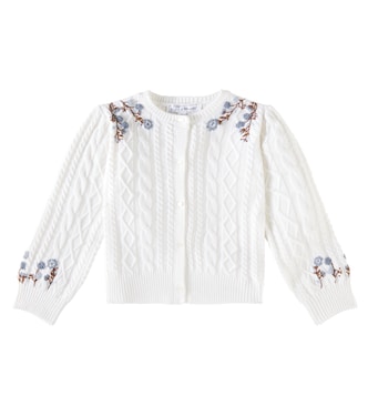 Cardigan en laine et cachemire mélangés | Tartine et Chocolat