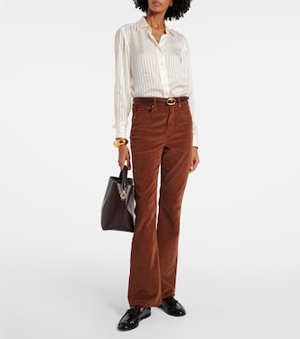 Pantaloni flared Cameron in velluto | Veronica Beard