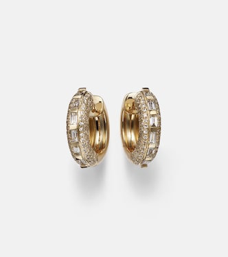 Ohrringe aus 18kt Gelbgold mit Diamanten | Shay Jewelry