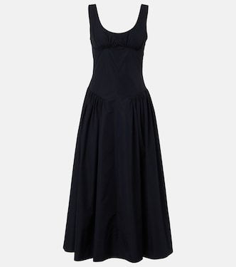 White Label Kendall cotton-blend midi dress | Proenza Schouler