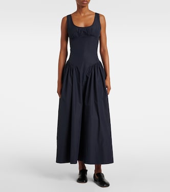 Robe midi White Label Kendall en coton mélangé | Proenza Schouler