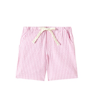 Cortino striped cotton-blend shorts | La Coqueta
