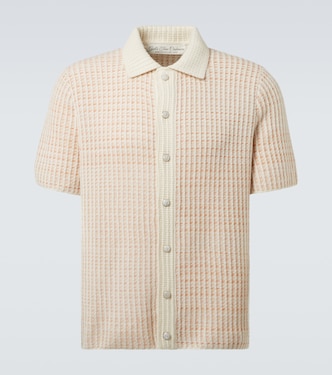 Noble knitted cashmere polo shirt | God's True Cashmere