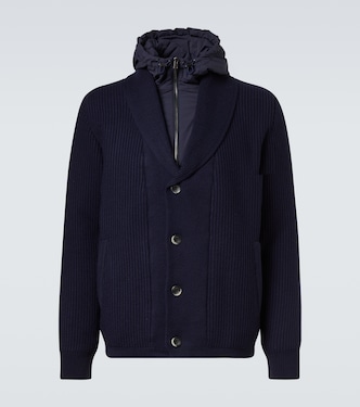 Cardigan en laine et laine | Herno