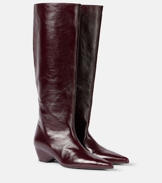 Sybil 40 leather knee-high boots | Khaite