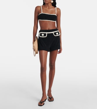 Shorts in spugna di misto cotone | Adriana Degreas