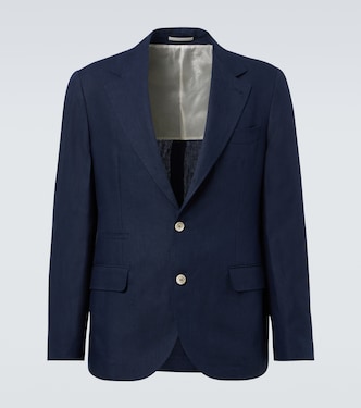 Blazer aus Leinen | Brunello Cucinelli