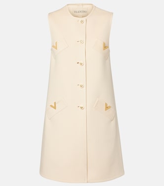 Minikleid VLogo aus Wolle und Kaschmir | Valentino