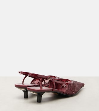 GG Demi mesh slingback pumps | Gucci