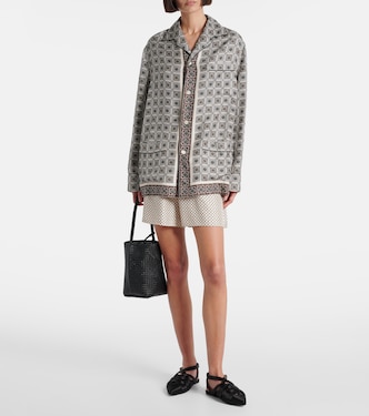 Angelo silk twill Bermuda shorts | Loro Piana