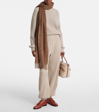 Plane Tree cashmere sweatpants | Loro Piana