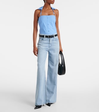 Halterneck cotton top | Coperni