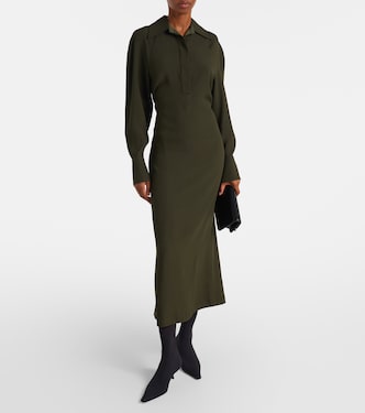 Asymmetric midi dress | Victoria Beckham