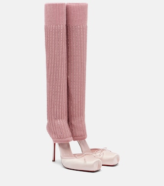 Cassia 100 satin pumps | Christian Louboutin