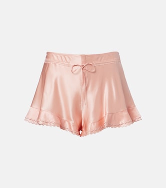 Shorts aus Seidensatin | Saint Laurent