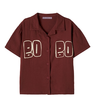 Logo cotton shirt | Bobo Choses