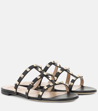 Sandalias Rockstud de piel | Valentino Garavani