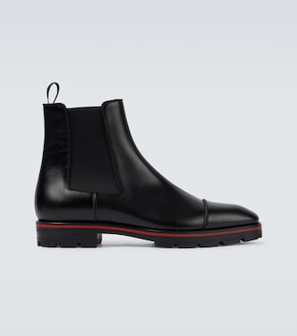 Chelsea Boots Melon aus Leder | Christian Louboutin