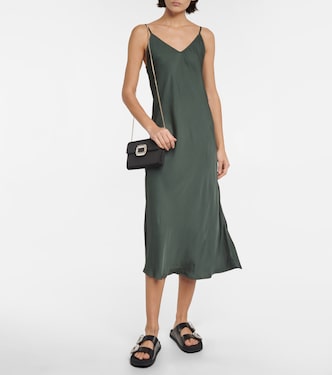 Poppy slip midi dress | Velvet