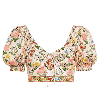 Palmarosa cotton crop top | Agua by Agua Bendita