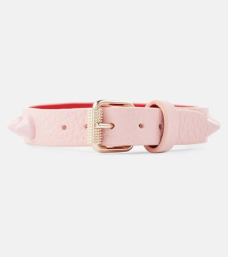 Bracciale Loubilink in pelle con borchie | Christian Louboutin