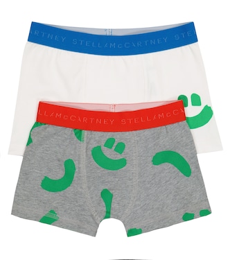 Set of 2 cotton jersey boxer briefs | Stella McCartney Kids